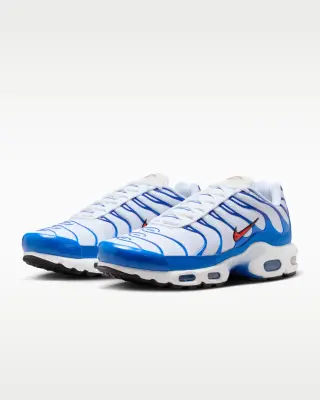 👟 Nike Air Max Plus White / Signal Blue 🇺🇸